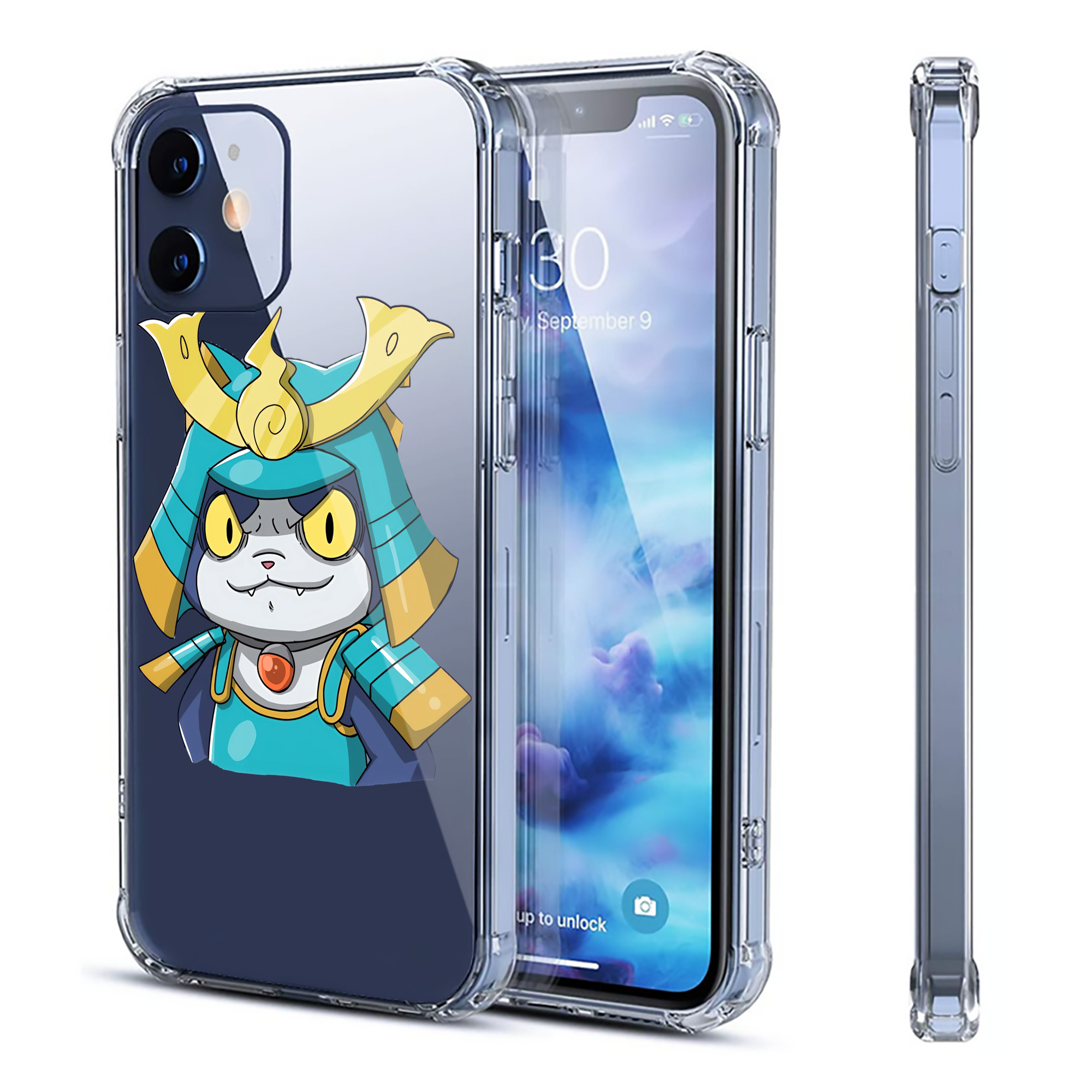 （画像用） 妖怪ウォッチ Yo-kai Watch 【iPhone 12シリーズ対応】透明スマホケース（クリアソフトケース）